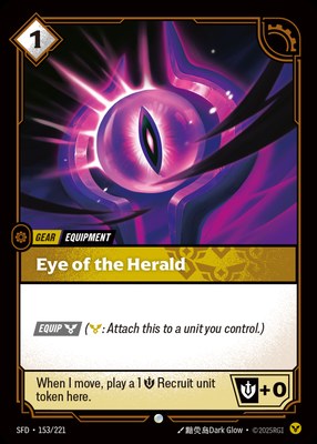 Eye of the Herald, Riftbound Organized Play Promotional Cards