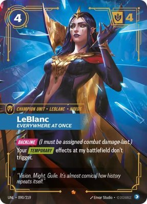 LeBlanc, Everywhere At Once, Unleashed