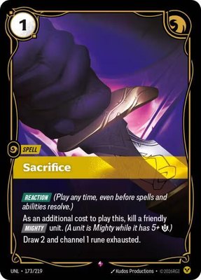 Sacrifice, Unleashed