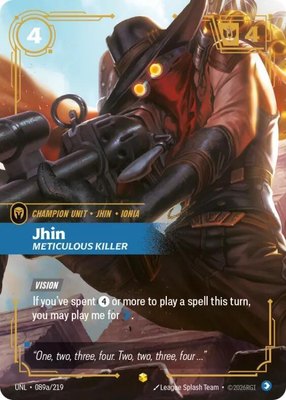 Jhin, Meticulous Killer (Alternate Art), Unleashed