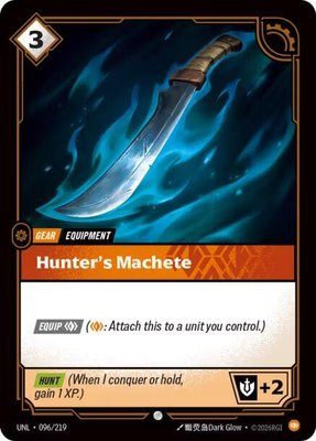 Hunter's Machete, Unleashed