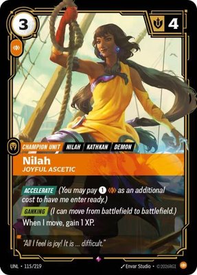Nilah, Joyful Ascetic, Unleashed