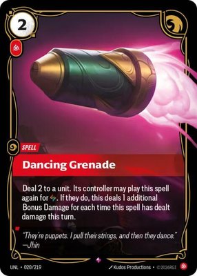 Dancing Grenade, Unleashed