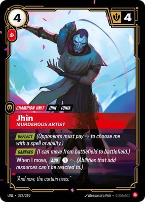 Jhin, Murderous Artist, Unleashed