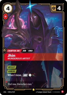 Jhin, Murderous Artist (Alternate Art), Unleashed