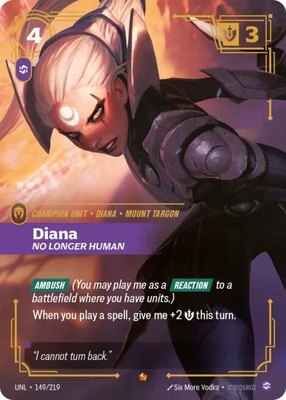 Diana, No Longer Human, Unleashed