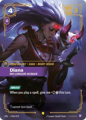 Diana, No Longer Human (Alternate Art), Unleashed