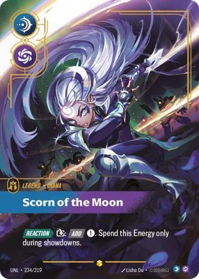 Diana, Scorn of the Moon (Overnumbered), Unleashed