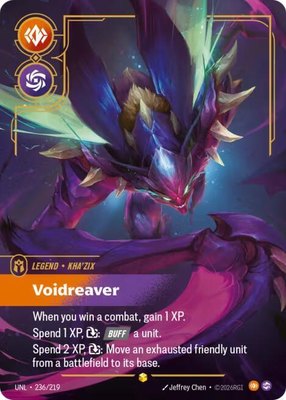 Kha'Zix, Voidreaver (Overnumbered), Unleashed