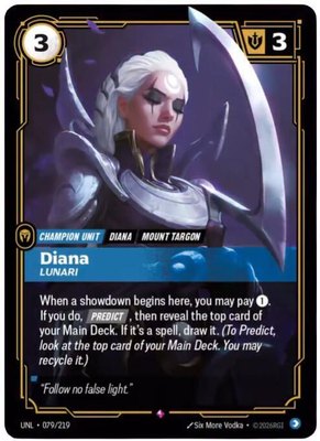 Diana, Lunari, Unleashed
