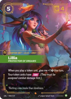 Lillia, Protector of Dreams, Unleashed