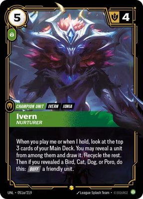 Ivern, Nurturer (Alternate Art), Unleashed