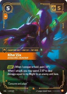 Kha'Zix, Evolving Hunter, Unleashed
