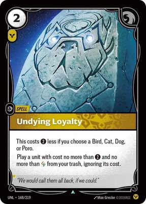 Undying Loyalty, Unleashed