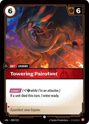 Towering Pairofant, Unleashed