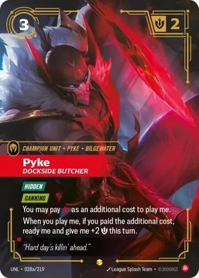 Pyke, Dockside Butcher (Alternate Art), Unleashed