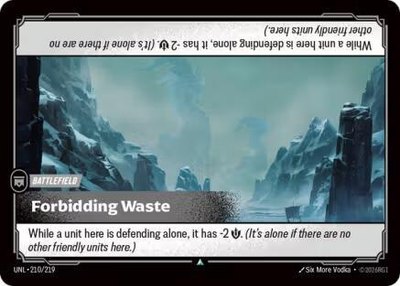 Forbidding Waste, Unleashed