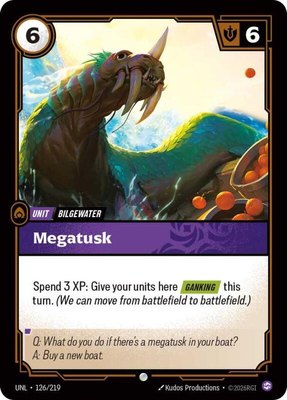 Megatusk, Unleashed