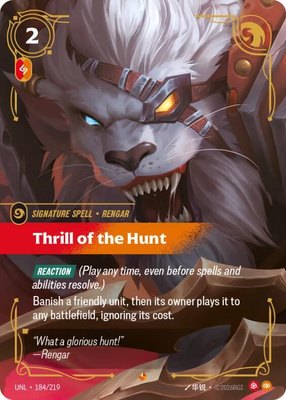 Thrill of the Hunt, Unleashed