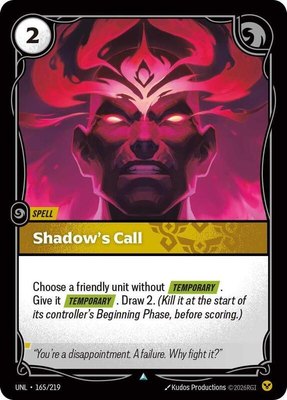 Shadow's Call, Unleashed