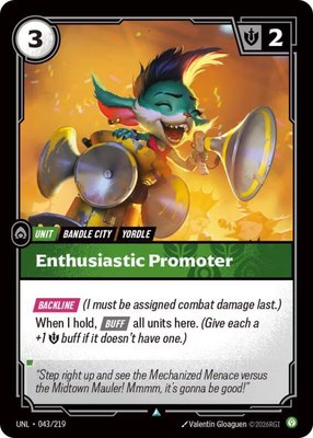 Enthusiastic Promoter, Unleashed