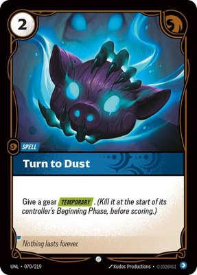 Turn to Dust, Unleashed