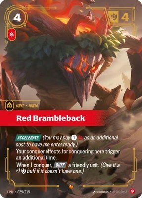 Red Brambleback, Unleashed