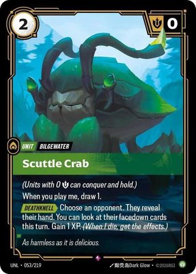 Scuttle Crab, Unleashed