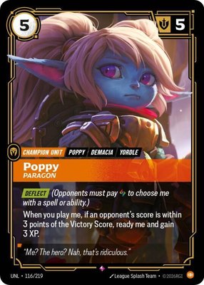 Poppy, Paragon, Unleashed