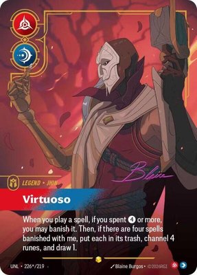 Jhin, Virtuoso (Signature), Unleashed