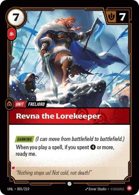 Revna the Lorekeeper, Unleashed
