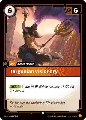 Targonian Visionary, Unleashed