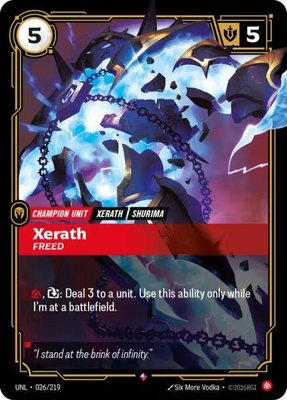 Xerath, Freed, Unleashed