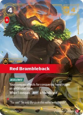 Red Brambleback (Alternate Art), Unleashed