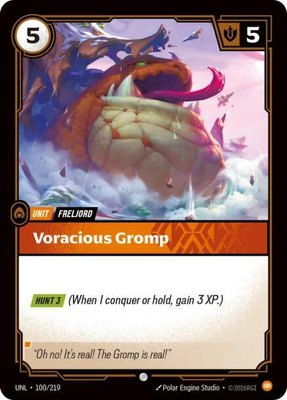 Voracious Gromp, Unleashed