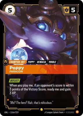 Poppy, Paragon (Alternate Art), Unleashed