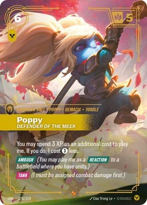 Poppy, Defender of the Meek, Unleashed