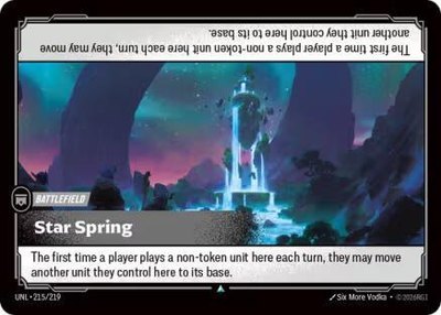 Star Spring, Unleashed