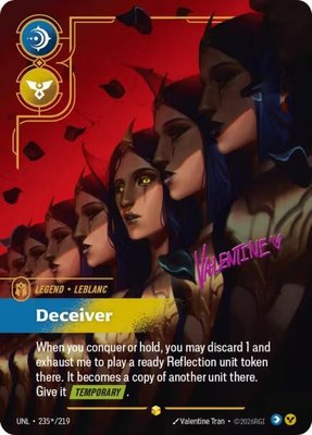 LeBlanc, Deceiver (Signature), Unleashed
