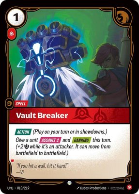 Vault Breaker, Unleashed