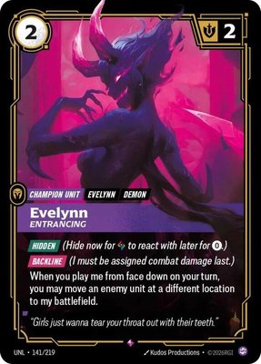Evelynn, Entrancing, Unleashed
