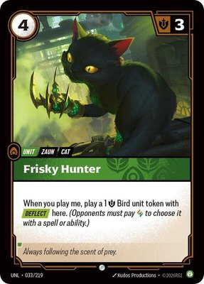 Frisky Hunter, Unleashed