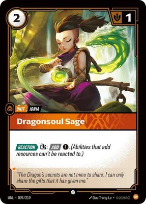 Dragonsoul Sage, Unleashed