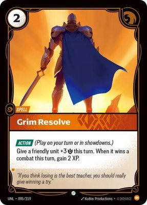 Grim Resolve, Unleashed