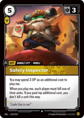 Safety Inspector, Unleashed