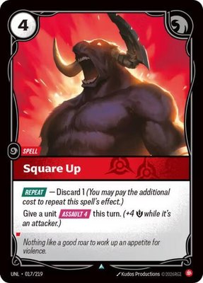 Square Up, Unleashed