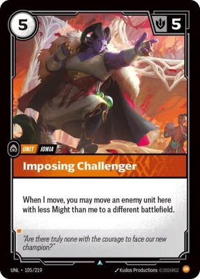 Imposing Challenger, Unleashed