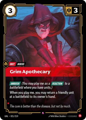 Grim Apothecary, Unleashed
