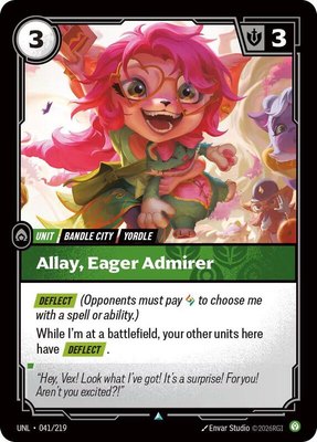 Allay, Eager Admirer, Unleashed