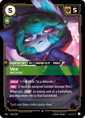 Vex, Mocking, Unleashed